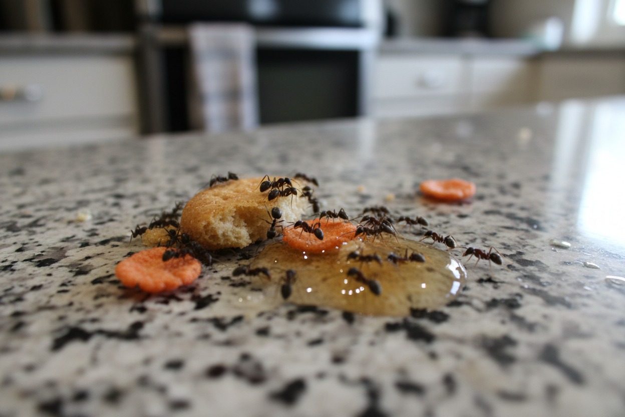  how to get rid of ants in kitchen​
