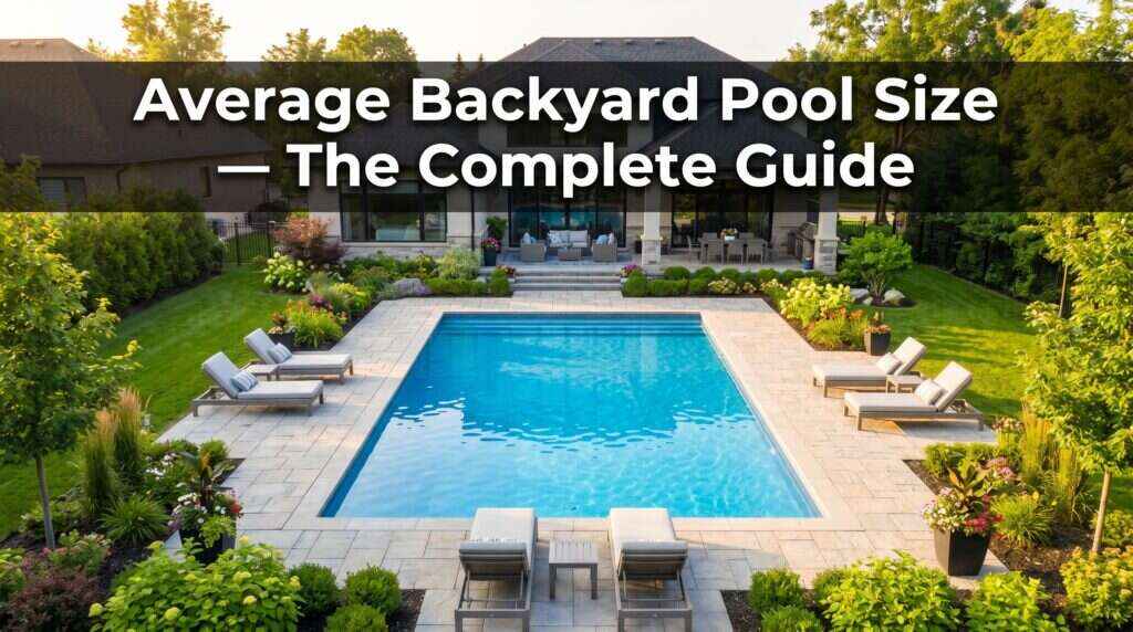 Average Size of a Backyard Pool: Complete Guide (With Real Numbers)