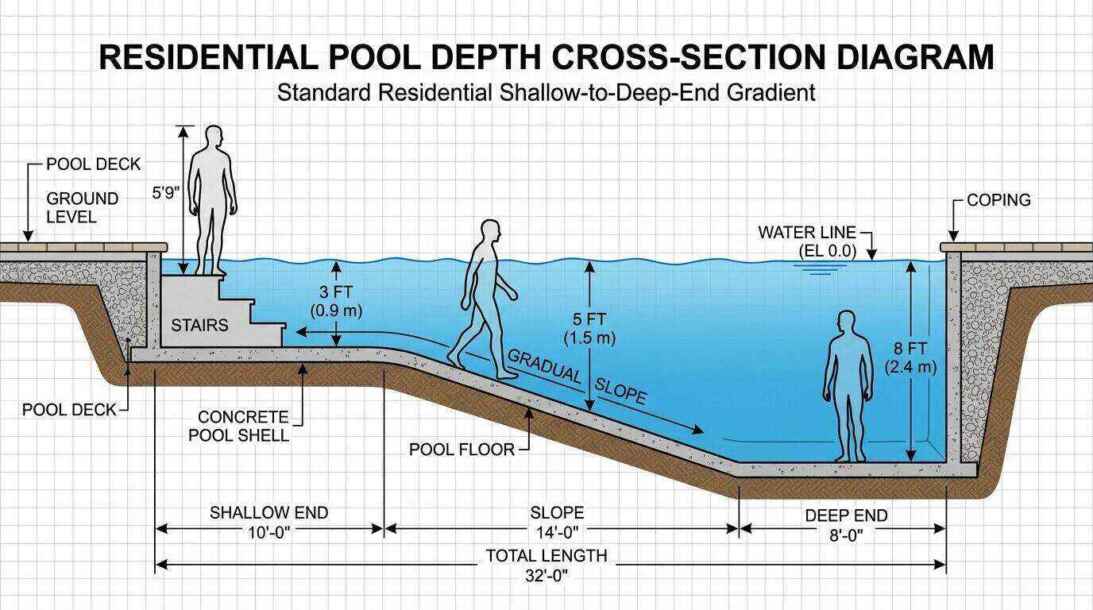 Pool Height Average Size of a Backyard Pool: Complete Guide (With Real Numbers)