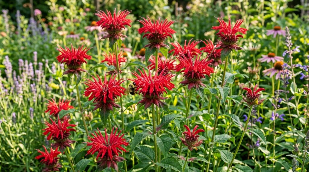 Bee Balm (Monarda) flowers