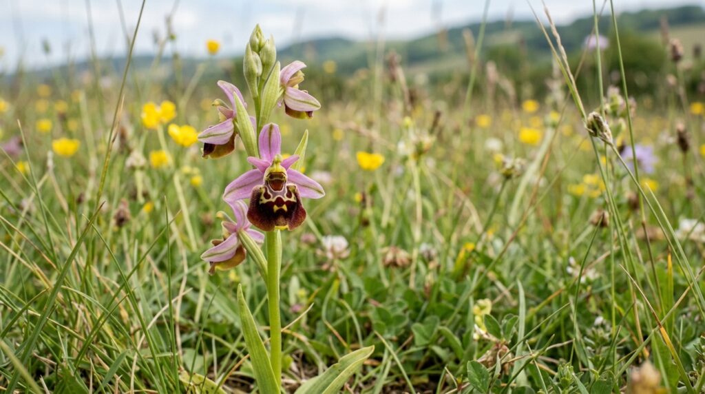 Bee Orchid (Ophrys apifera)