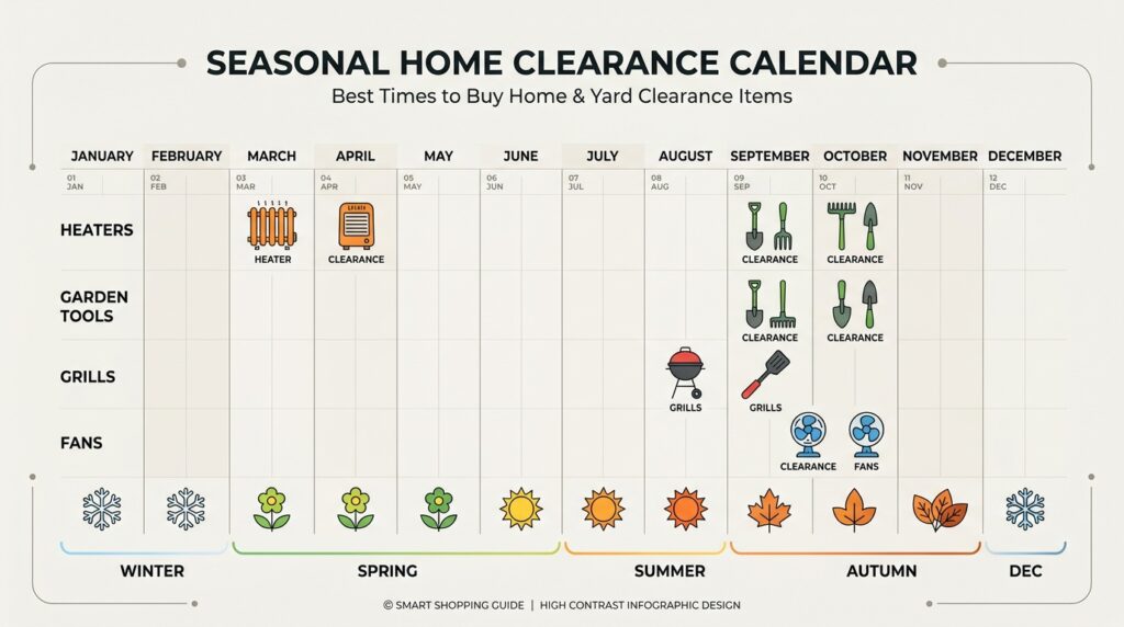 best time to find penny items at home depot by season calendar