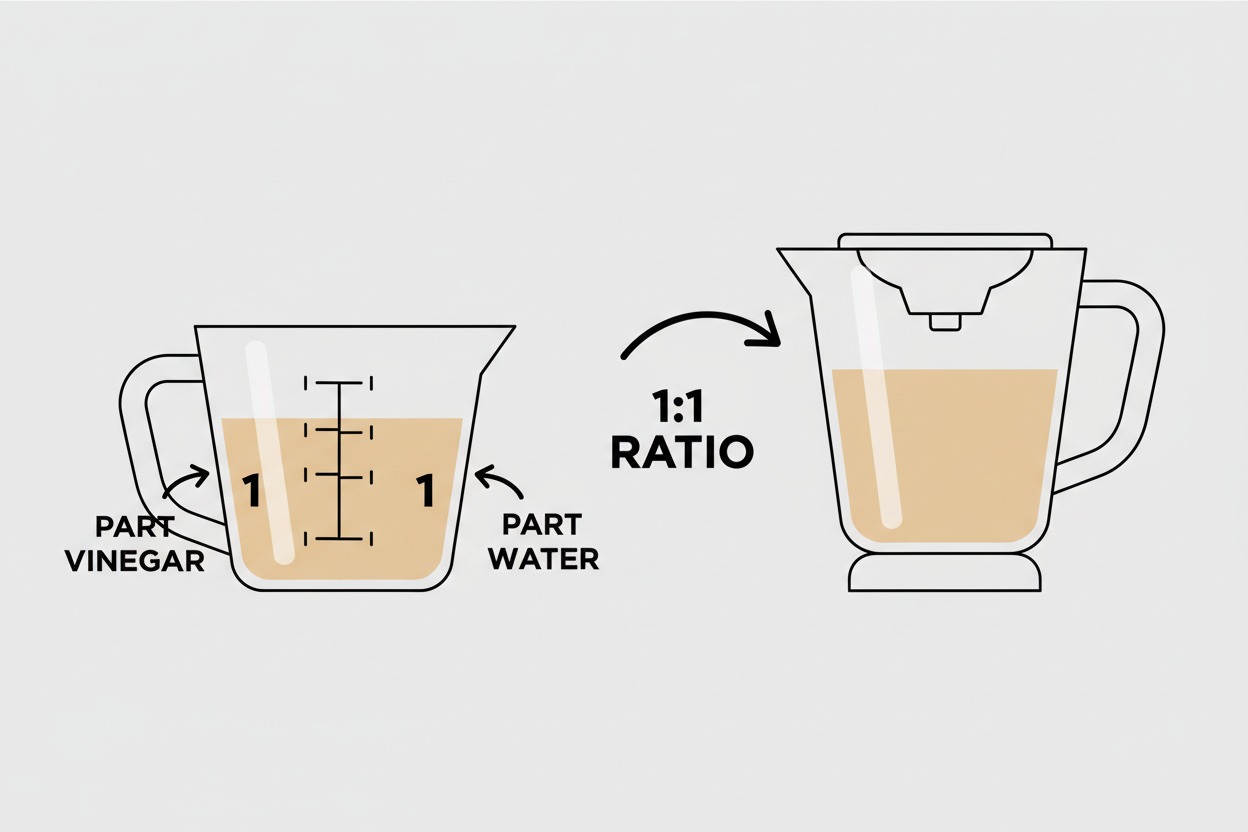 how to clean breville espresso machine with vinegar descaling ratio