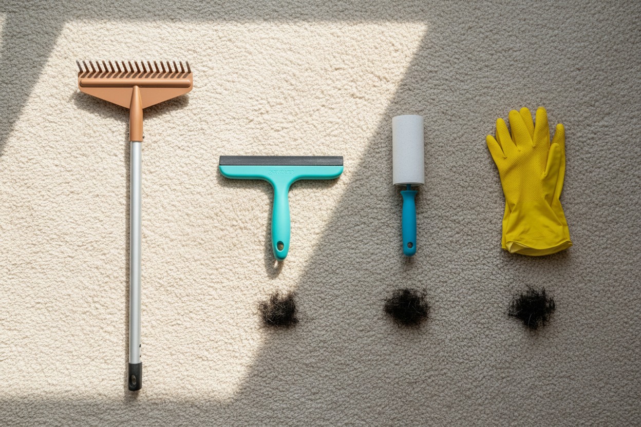 Best tools for removing dog hair from carpet compared side by side