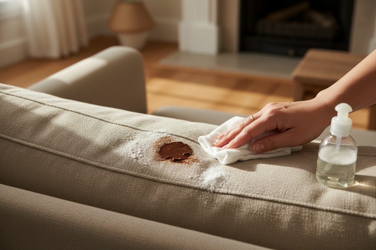 how to remove chocolate stains from sofa and furniture
