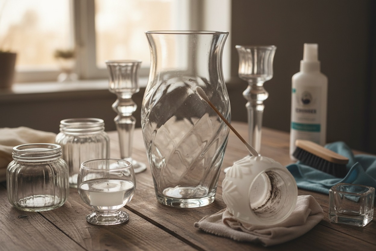 How to remove wax from glass candle holder with different holder shapes