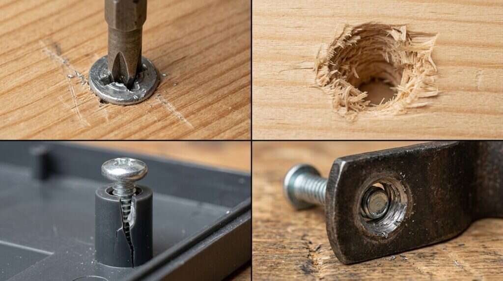 How to Fix a Stripped Screw Hole Wood