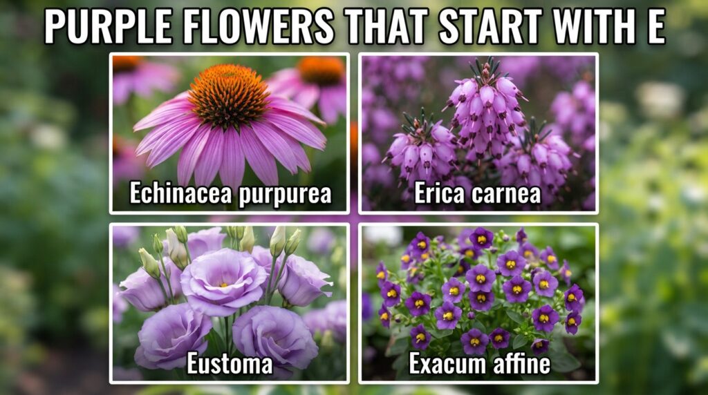 Purple Flowers That Start With E