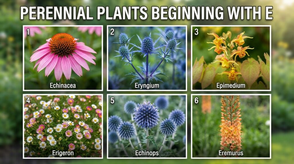 Perennial Plants Beginning With E