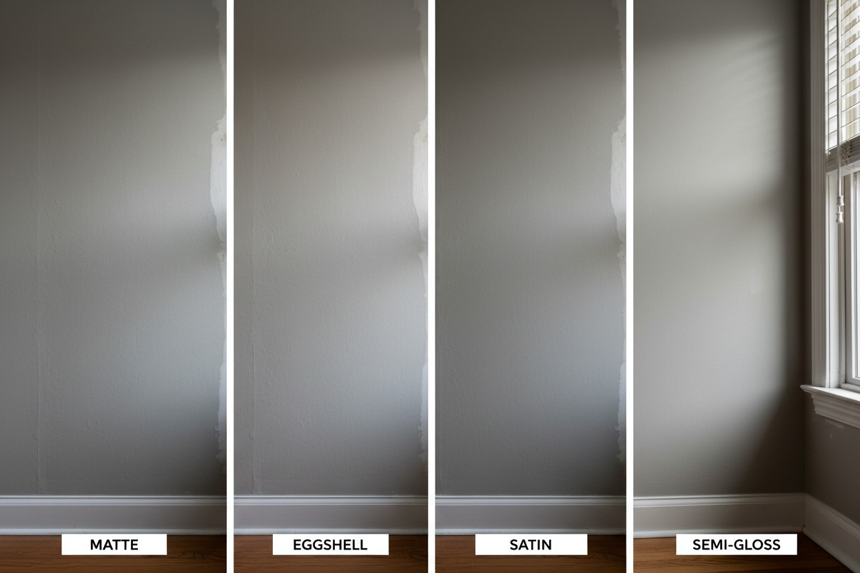 Best paint sheen for painting over wallpaper seams