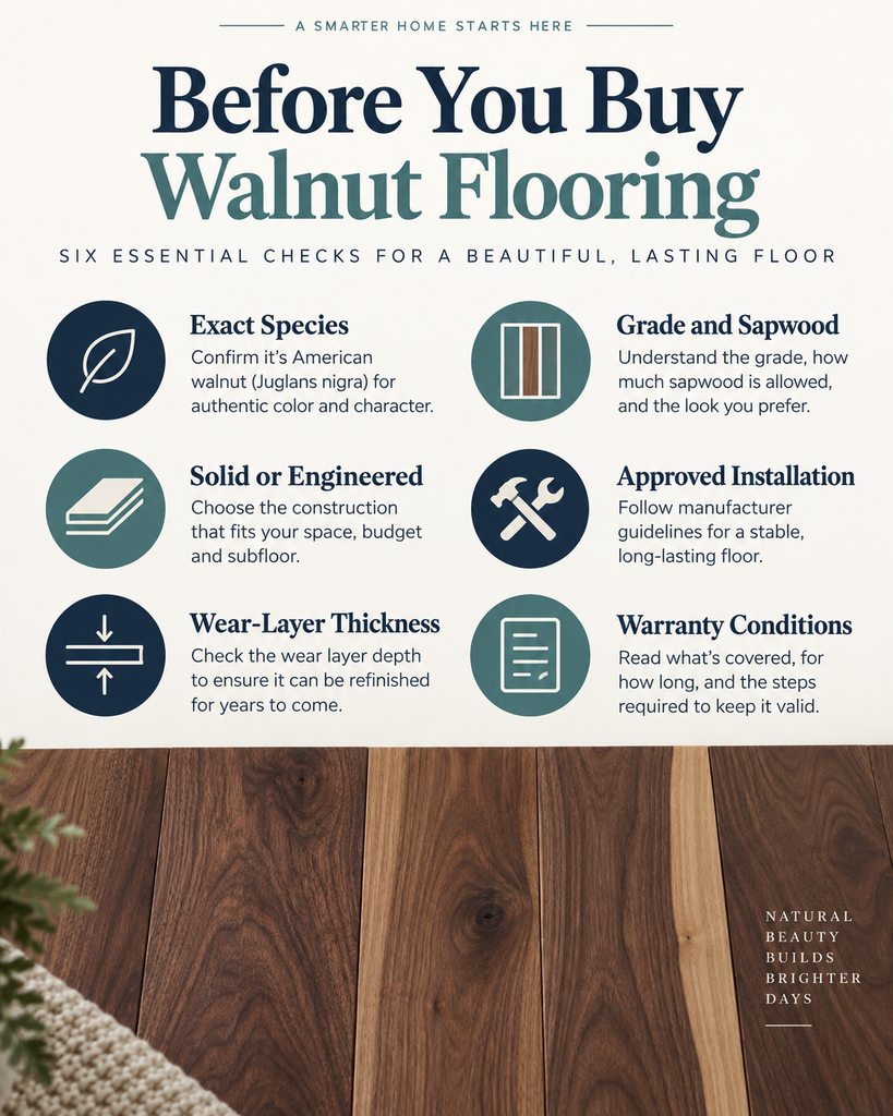 What to Check Before Buying Walnut Flooring