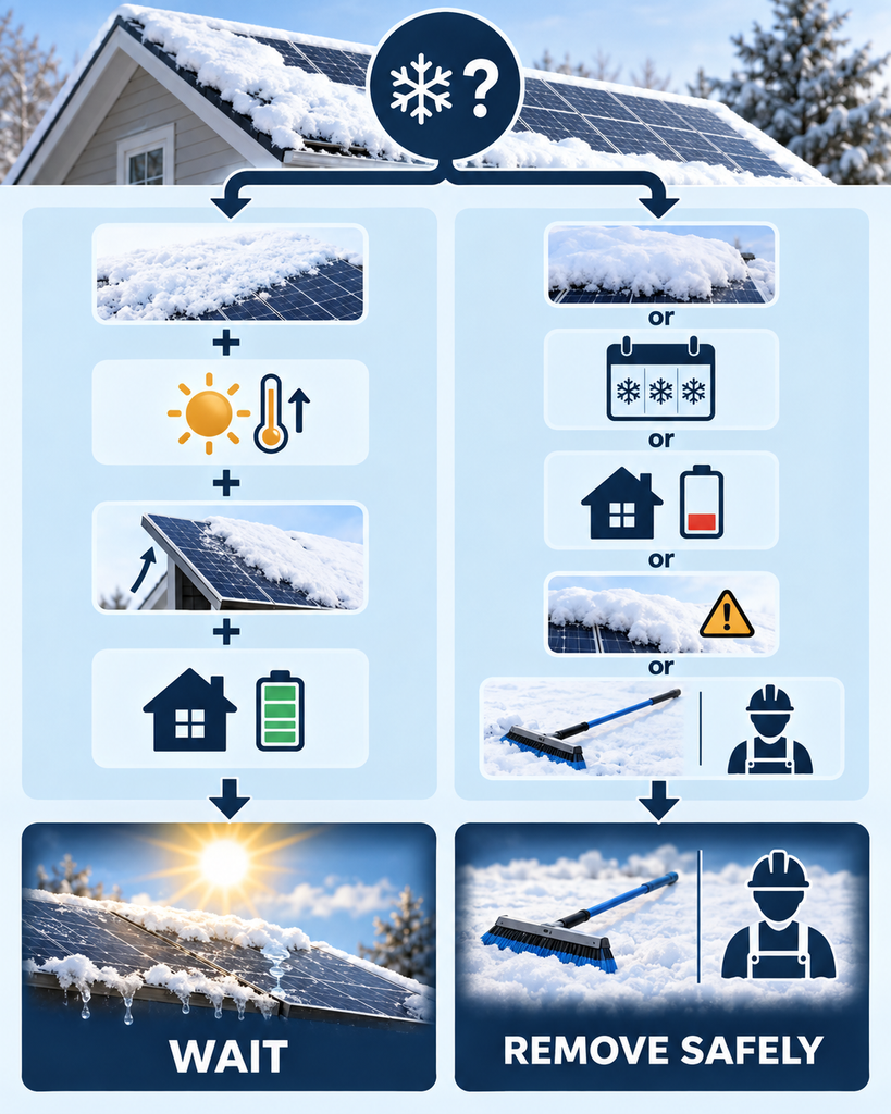 Do You Need to Remove Snow From Solar Panels?