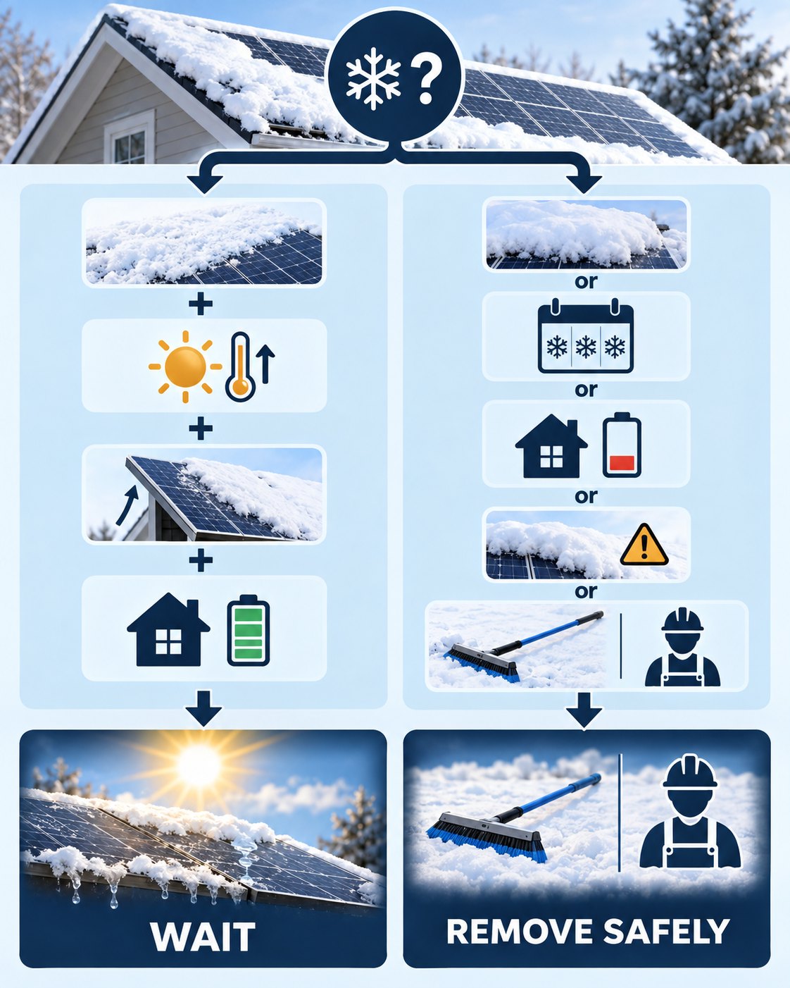 Do You Need to Remove Snow From Solar Panels?