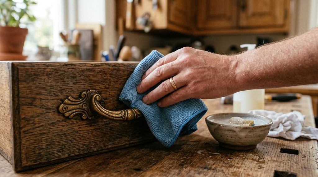 Old Metallic Surfaces cleaning